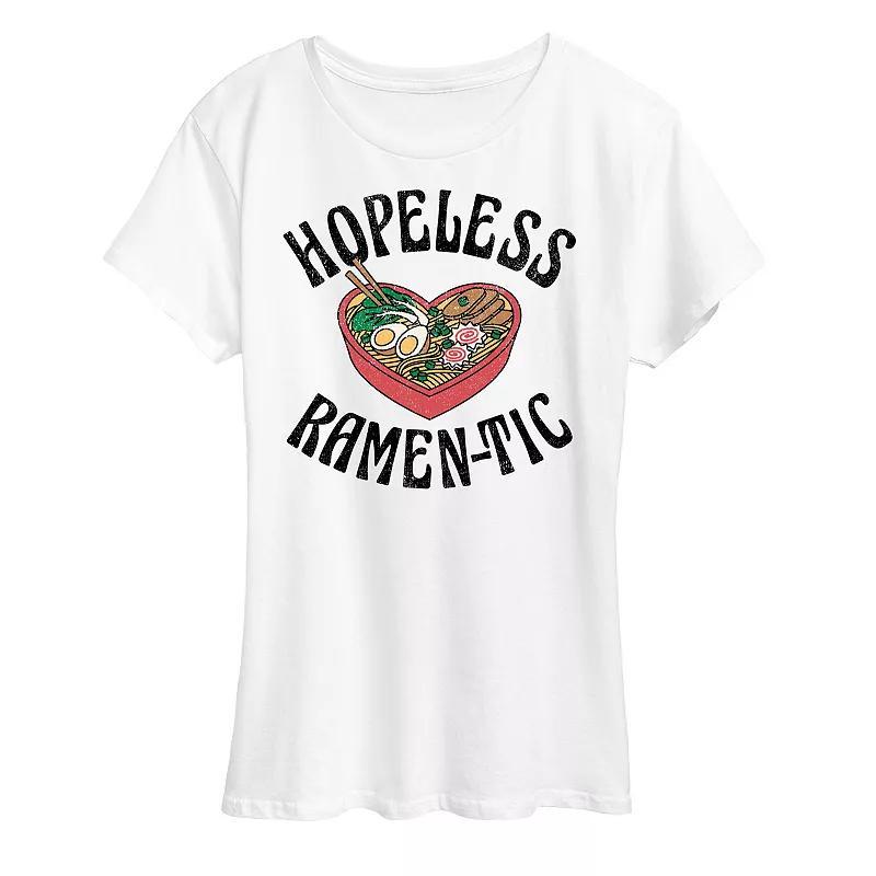 Women's Hopeless Ramen-tic Graphic Tee, Size: Medium, White Product Image