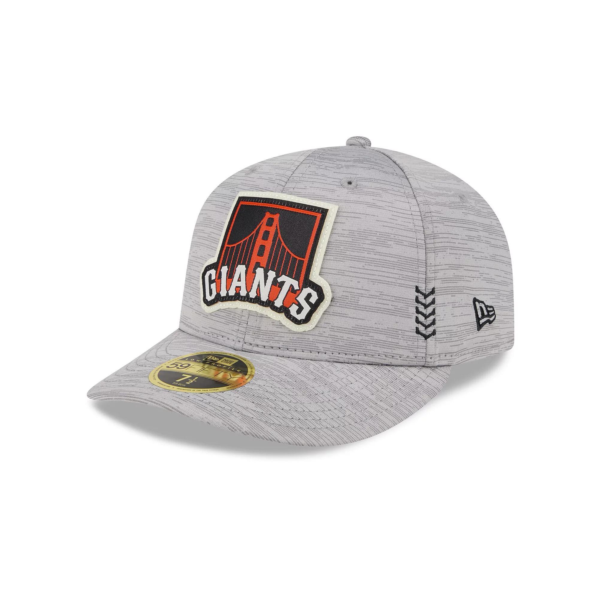 Men's New Era  Gray San Francisco Giants 2024 Clubhouse Low Profile 59FIFTY Fitted Hat, Size: 7 5/8, Grey Product Image