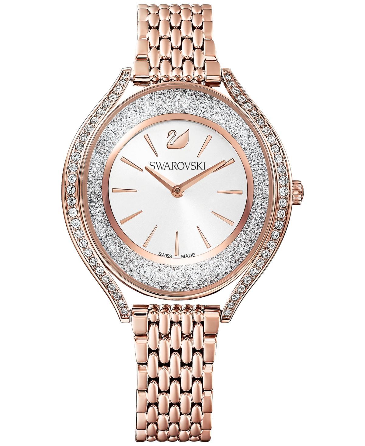 Swarovski Crystalline Aura Rose Gold Bracelet Watch Product Image