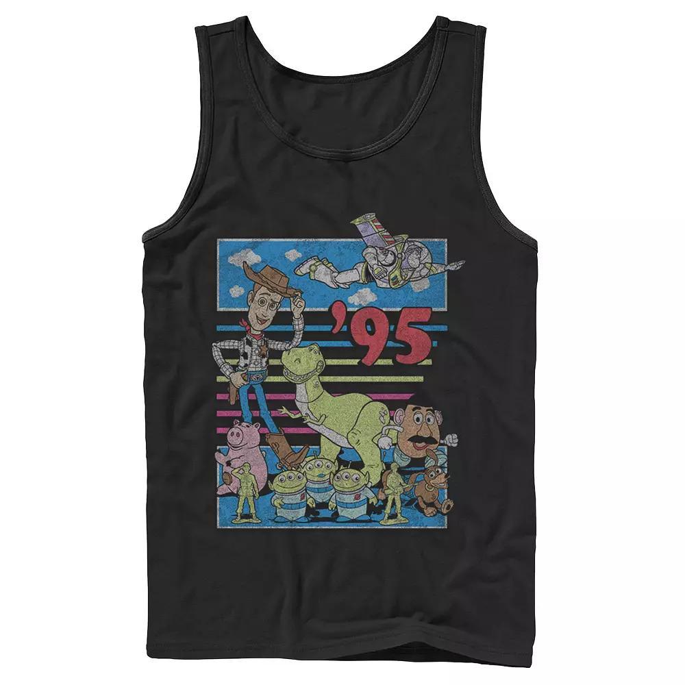 Disney / Pixar's Toy Story Men's 95 Retro Distressed Colorful Tank Top,  Product Image