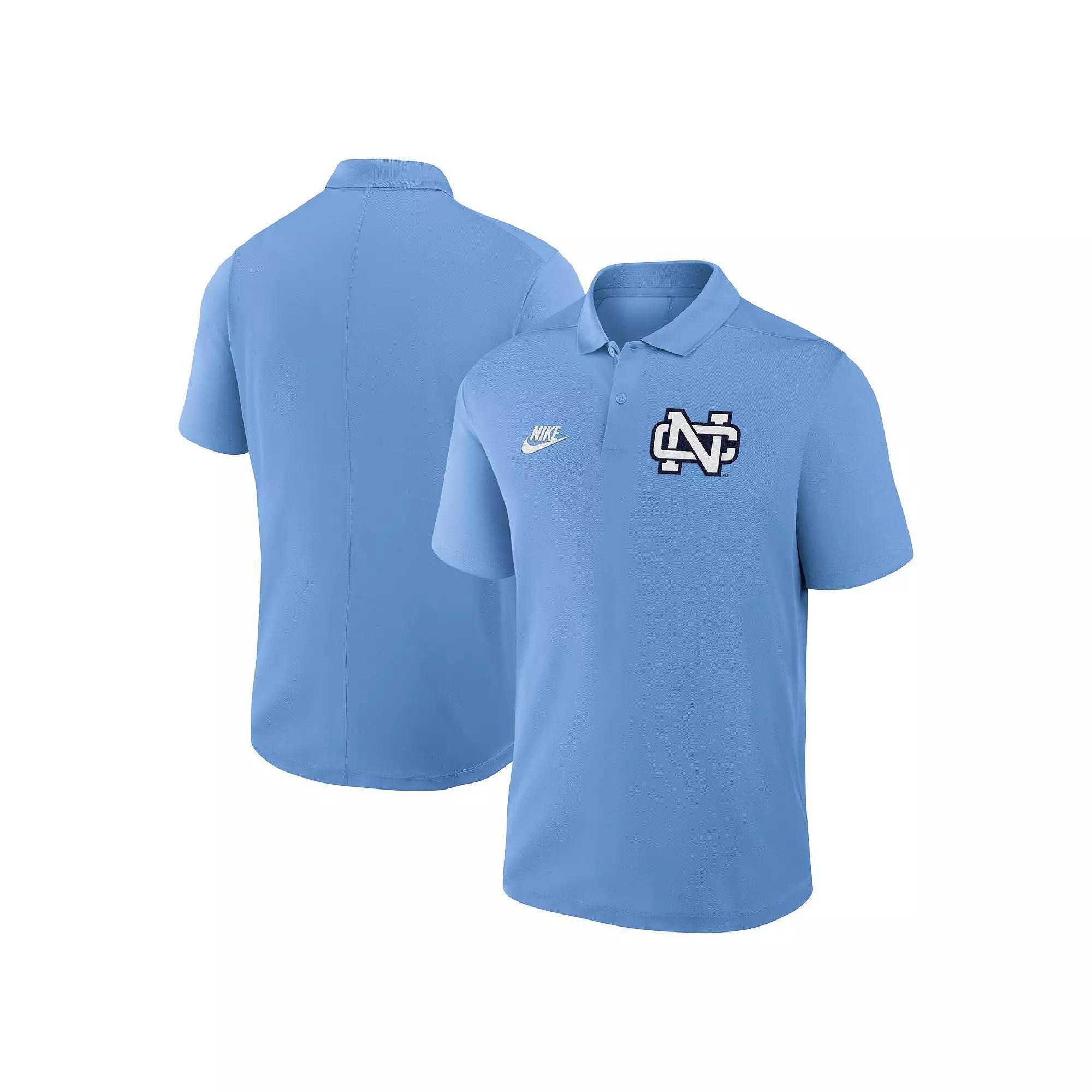 Men's Nike Carolina Blue North Carolina Tar Heels Primetime Victory Legacy Vault Logo Performance Polo,  Product Image