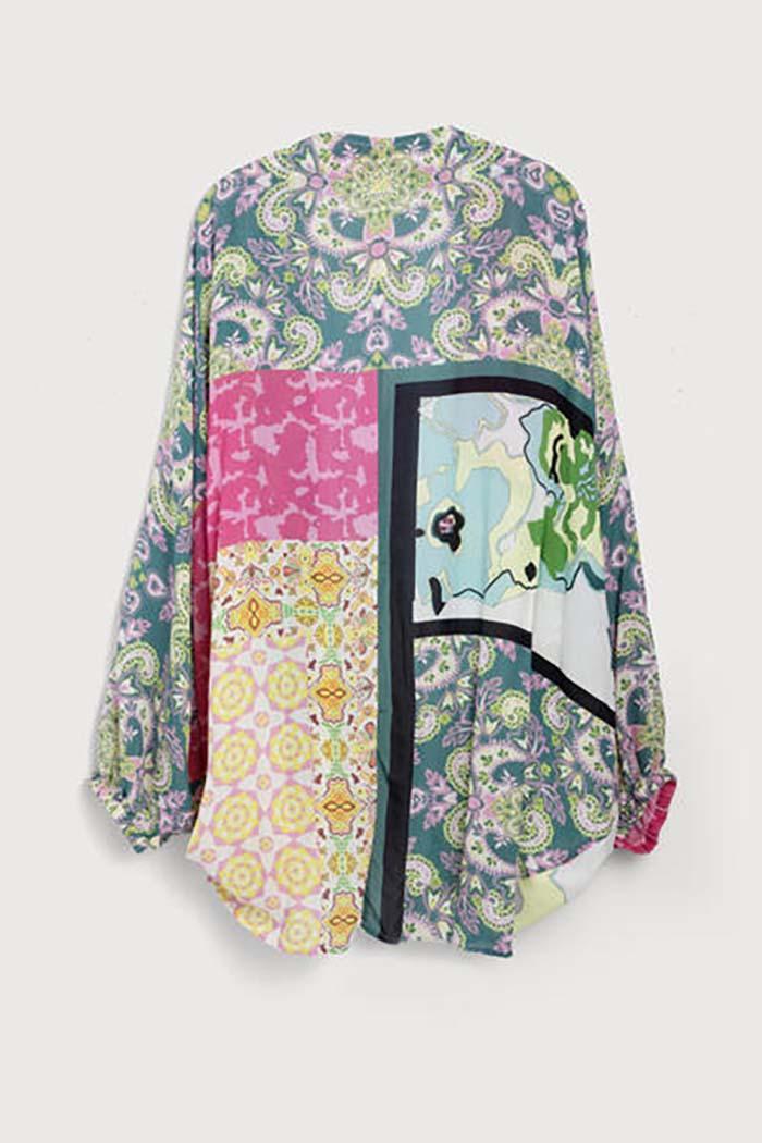 Mixed Patterned Kimono Product Image