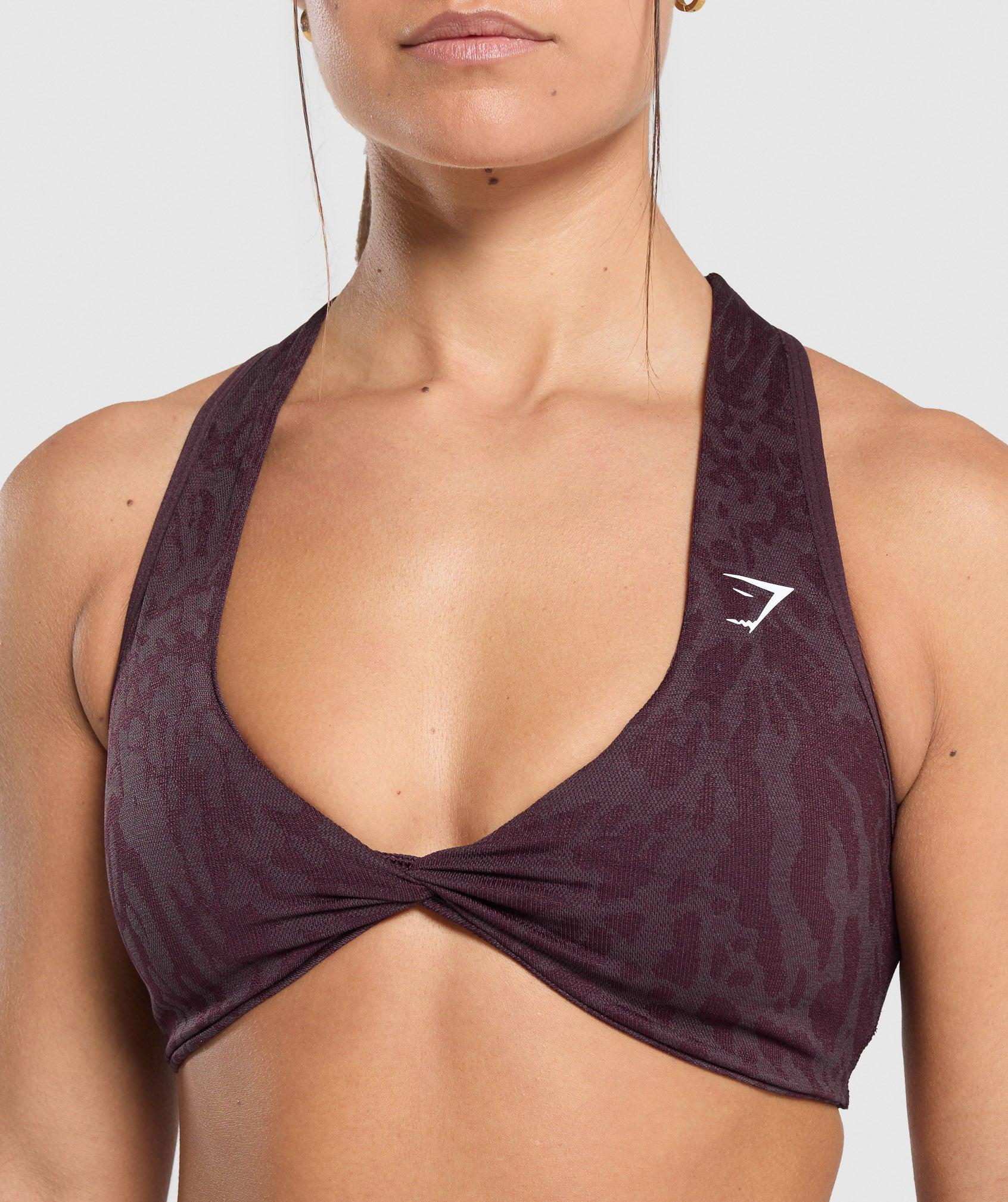 Gymshark Adapt Safari Seamless Bralette - Depth Purple/Greyed Purple Female Product Image