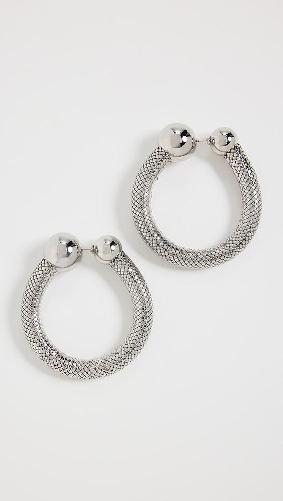 rabanne Pixel Tube Earrings | Shopbop Product Image