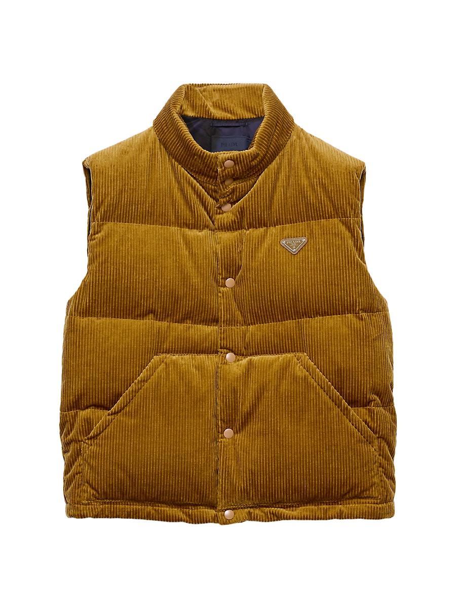 Mens Corduroy Down Vest Product Image