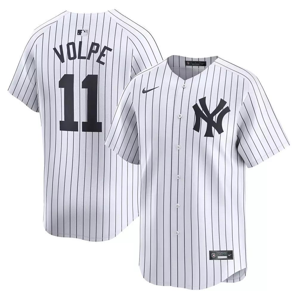 Men's Nike Anthony Volpe White New York Yankees Home Limited Player Jersey,  Product Image