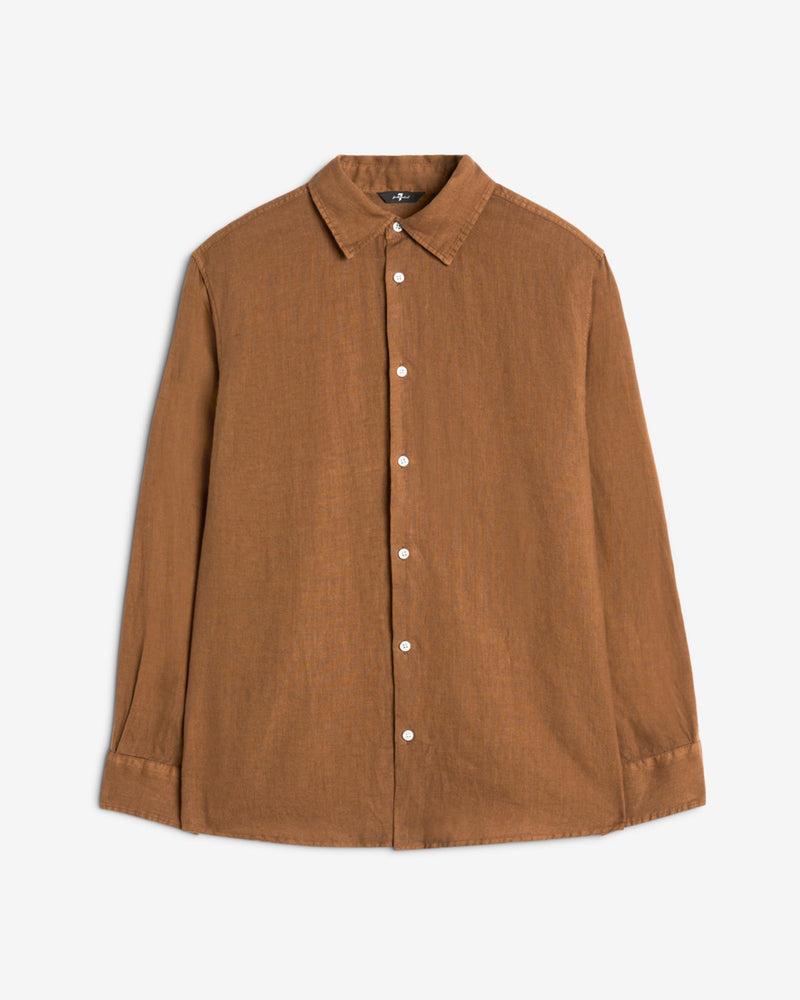 Classic Linen Button Up Shirt Product Image