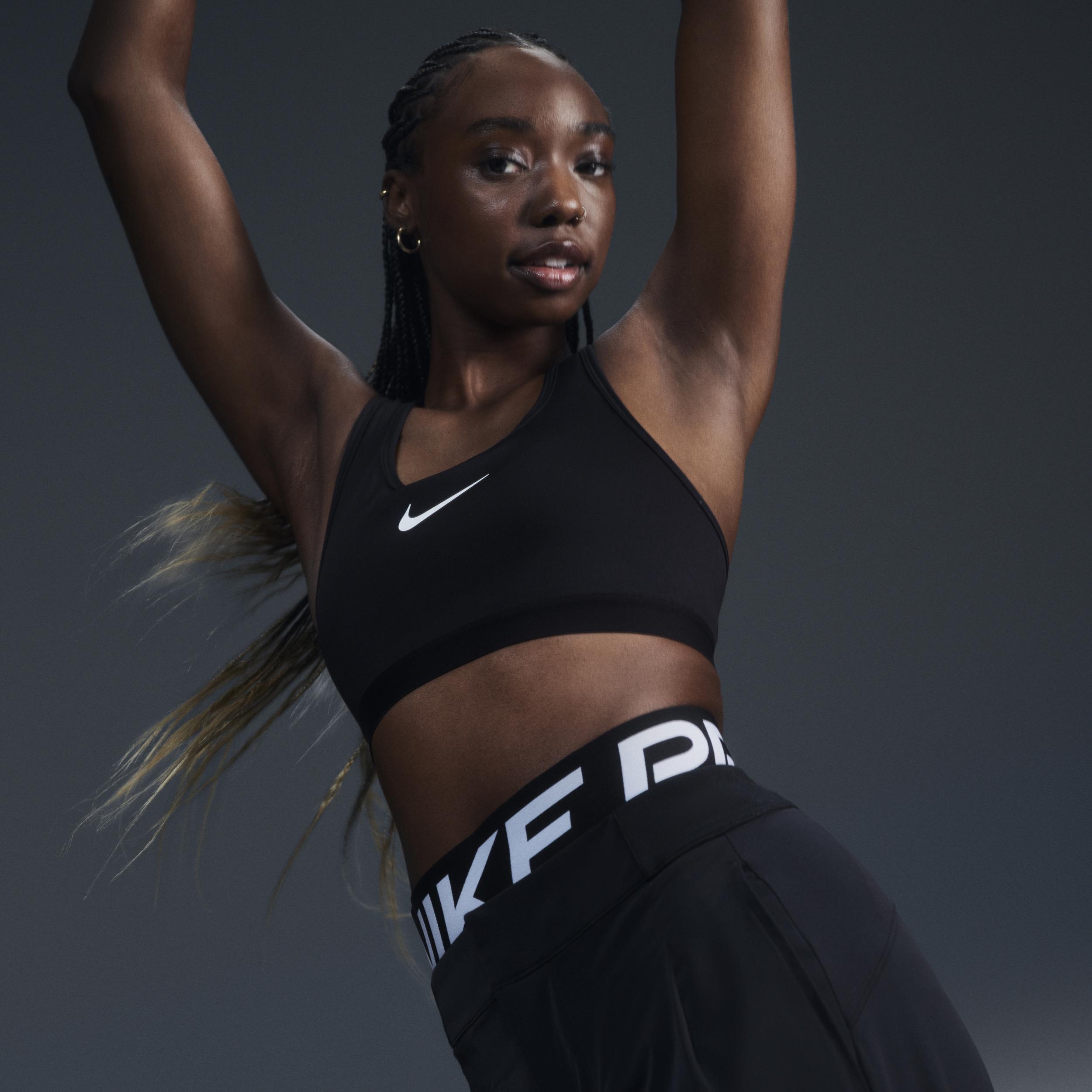 Nike Women's Swoosh High Support Non-Padded Adjustable Sports Bra Product Image