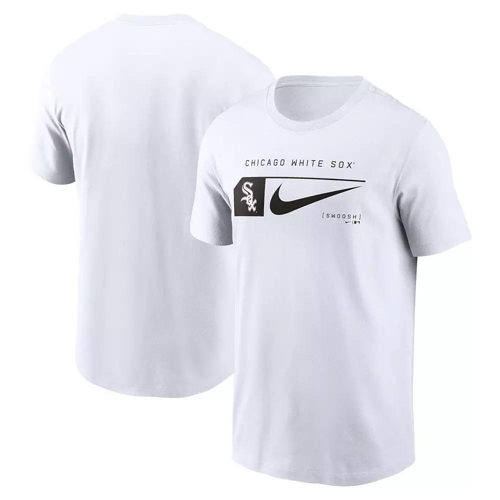 Men's Nike White Chicago White Sox Team Swoosh Lockup T-Shirt, Size: Medium Product Image