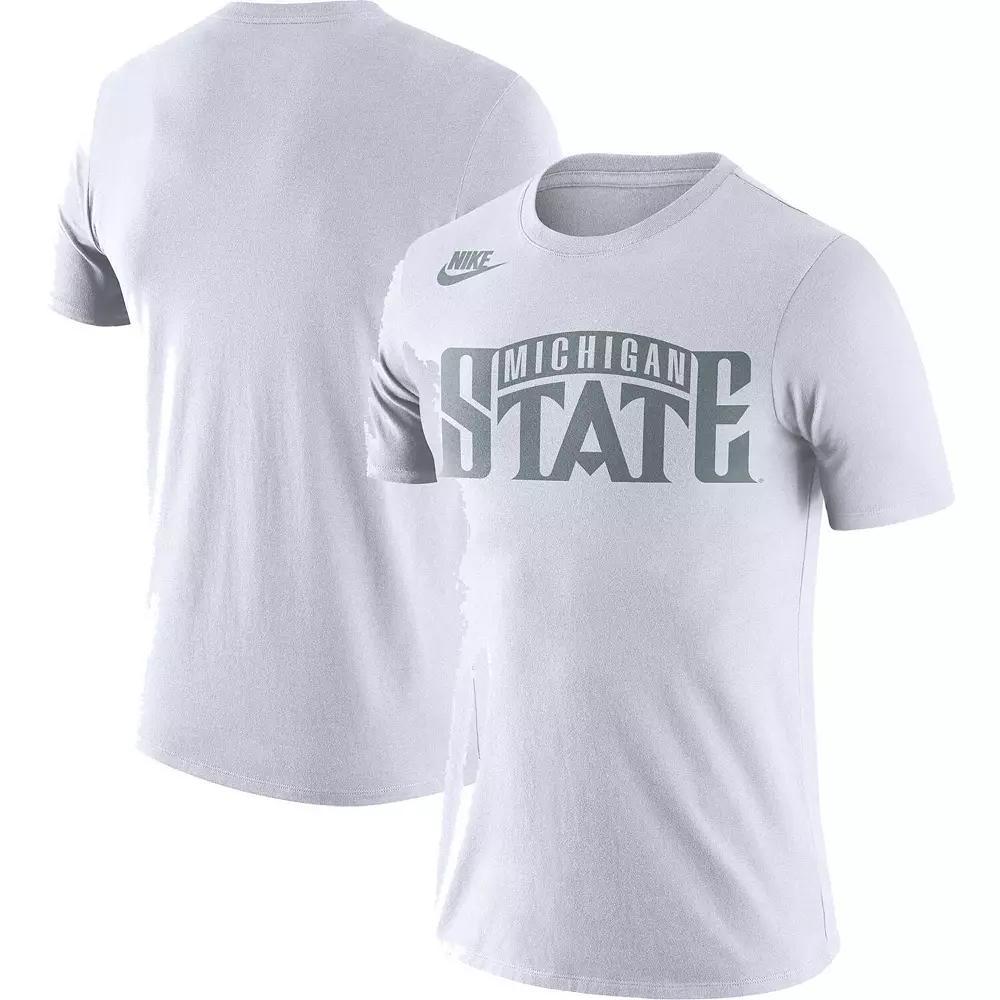 Men's Nike White Michigan State Spartans Basketball Retro 2-Hit T-Shirt,  Product Image