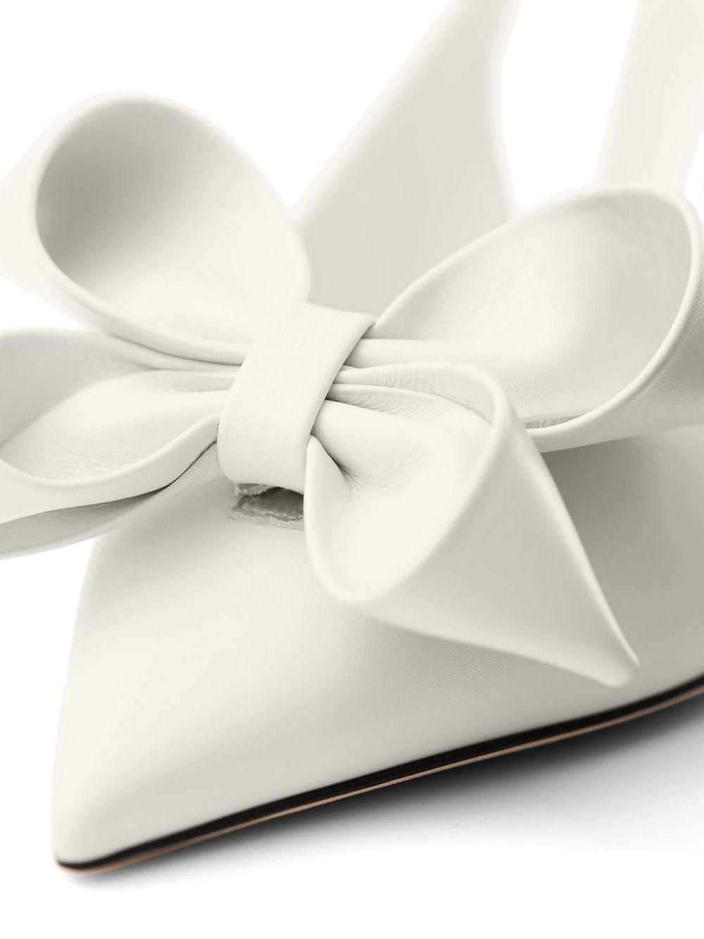 oversize-bow slingback pumps Product Image