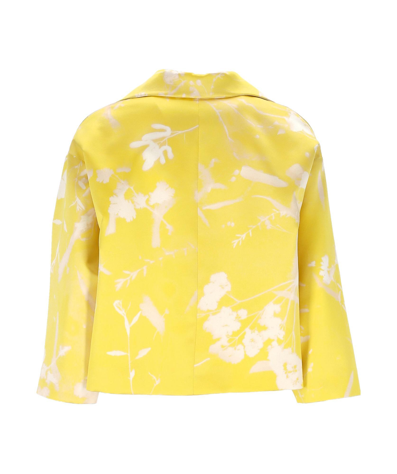 FABIANA FILIPPI Long-sleeved Casual Jacket In Yellow Product Image