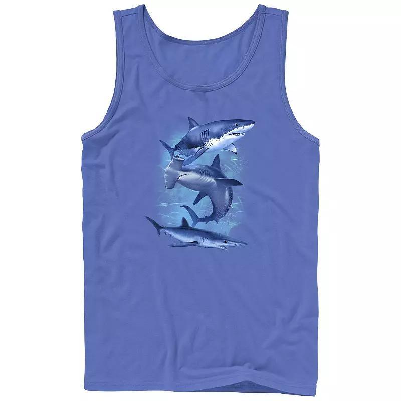 Men's Shark Galaxy Graphic Tank,  Product Image