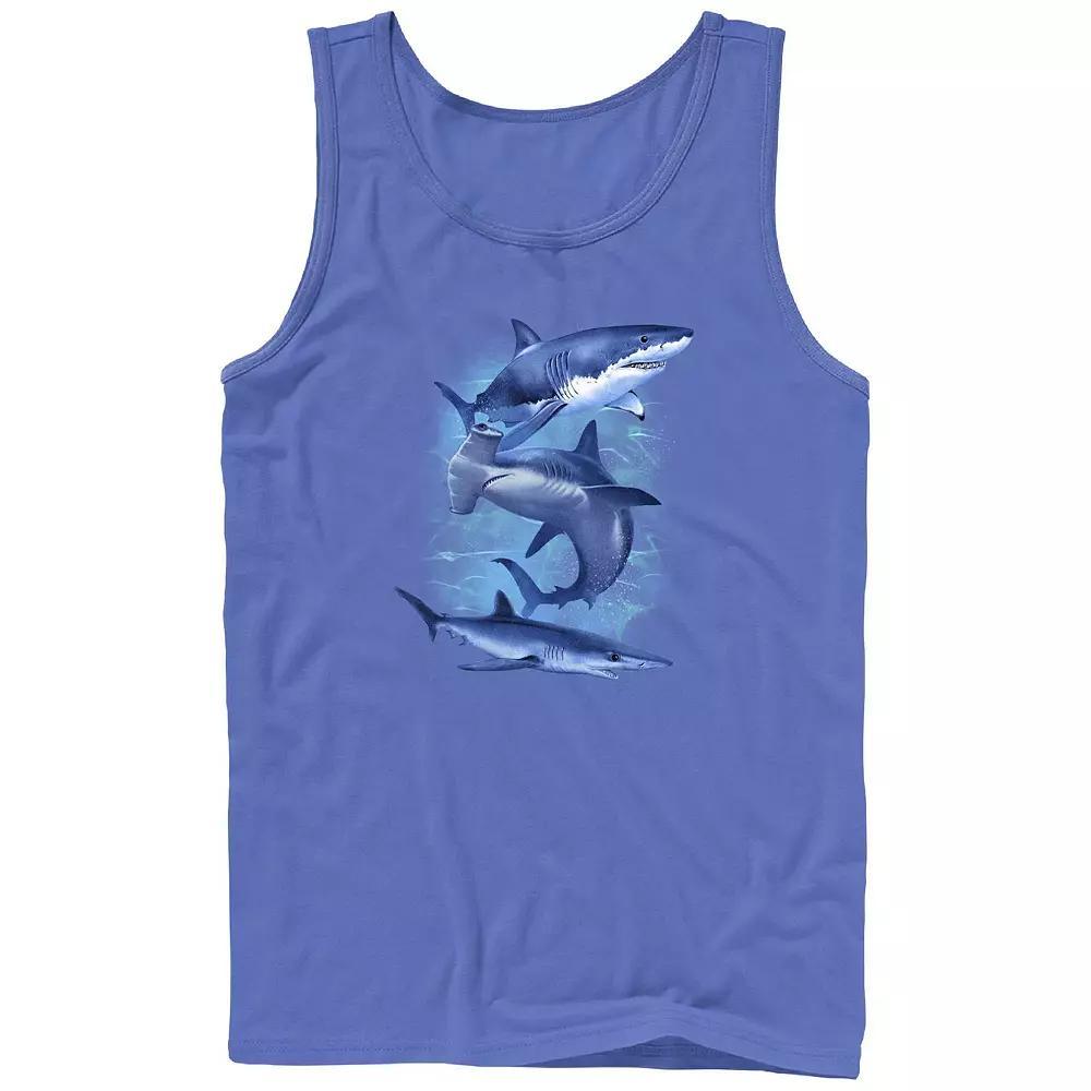 Men's Shark Galaxy Graphic Tank,  Product Image