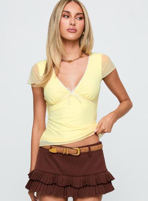 The Icon Top Lemon Product Image