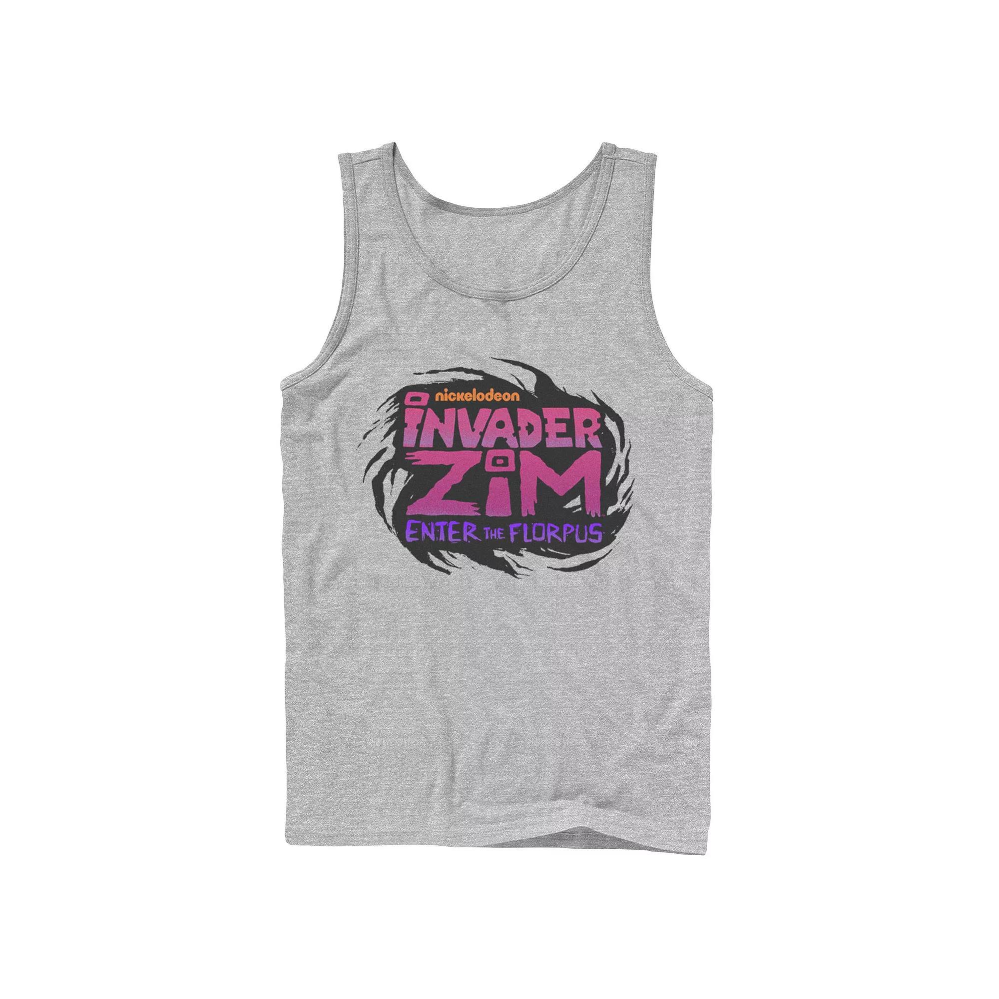 Men's Nickelodeon Invader Zim Enter Florpus Logo Graphic Tank Top,  Product Image