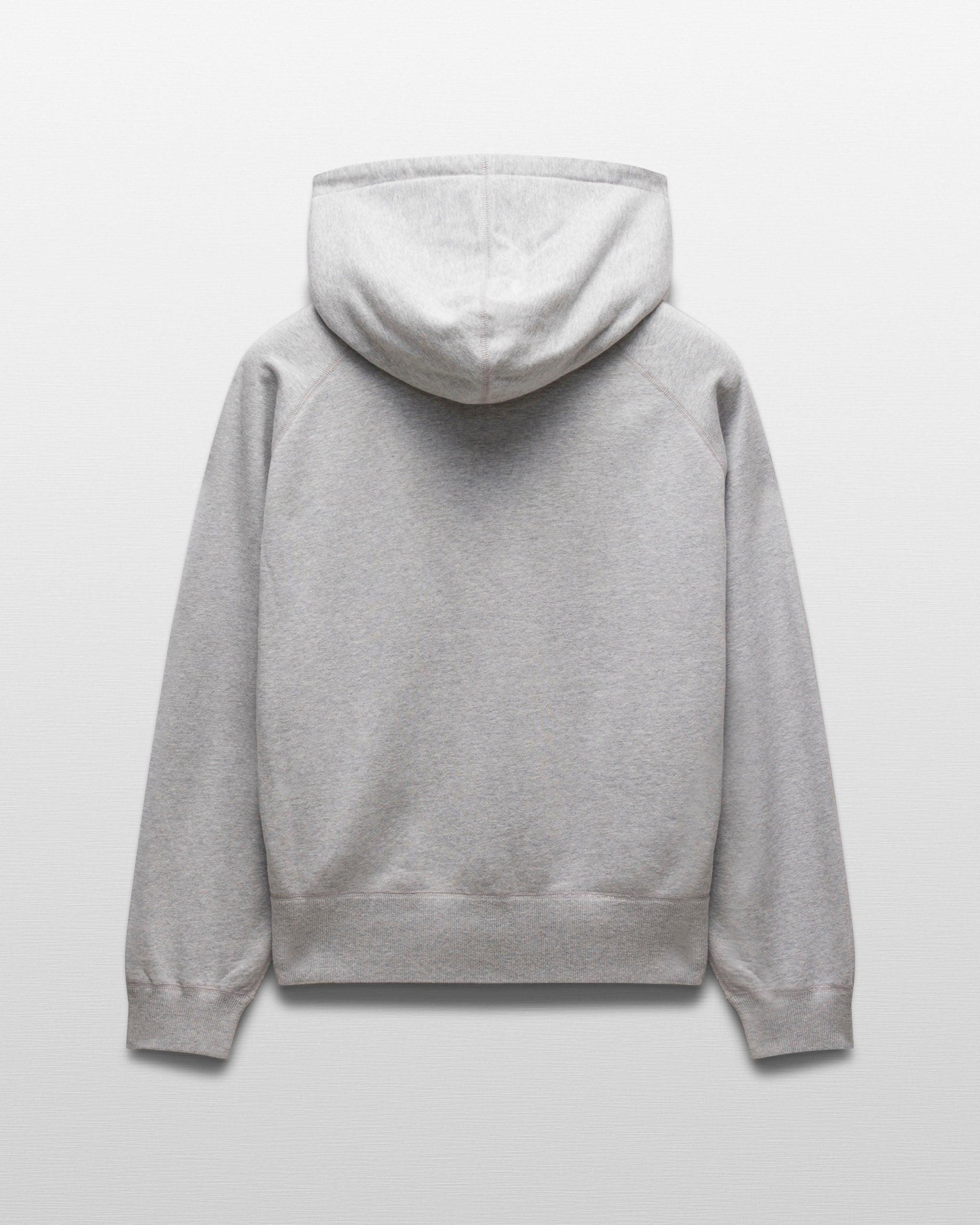 Midweight Terry Relaxed Zip Hoodie Male Product Image