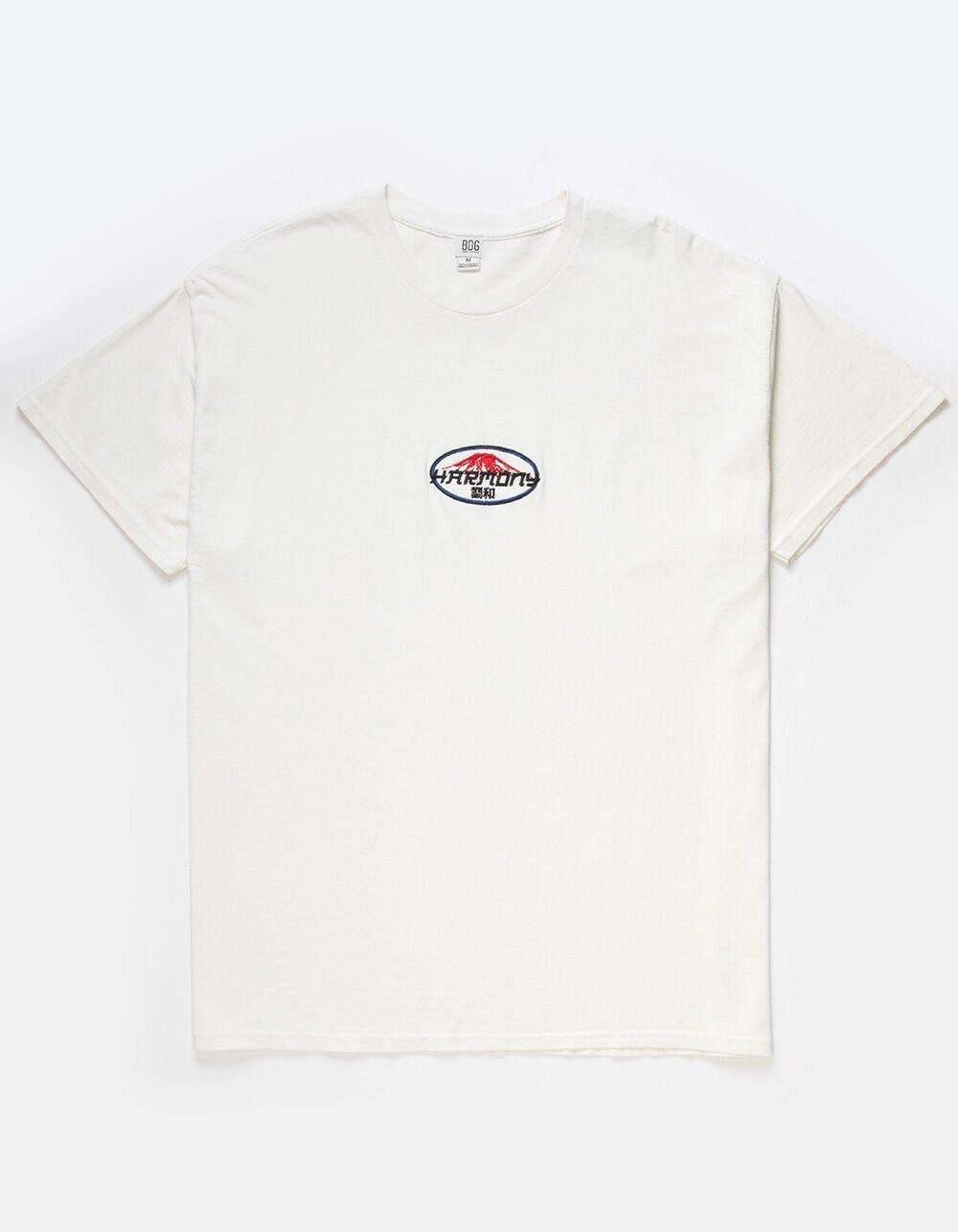BDG Urban Outfitters Harmony Embroidery Mens Tee - WHITE Product Image