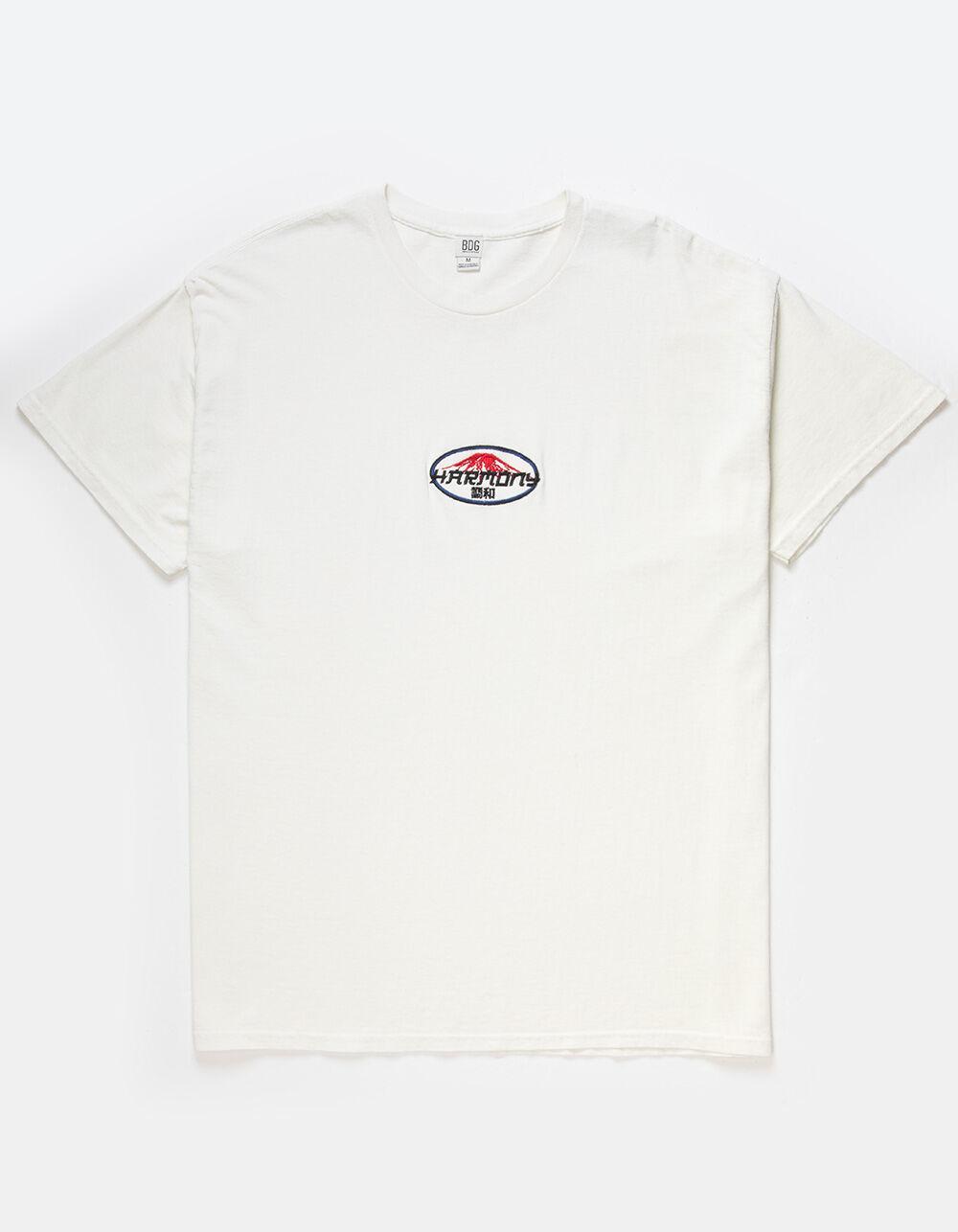 BDG Urban Outfitters Harmony Embroidery Mens Tee - WHITE Product Image
