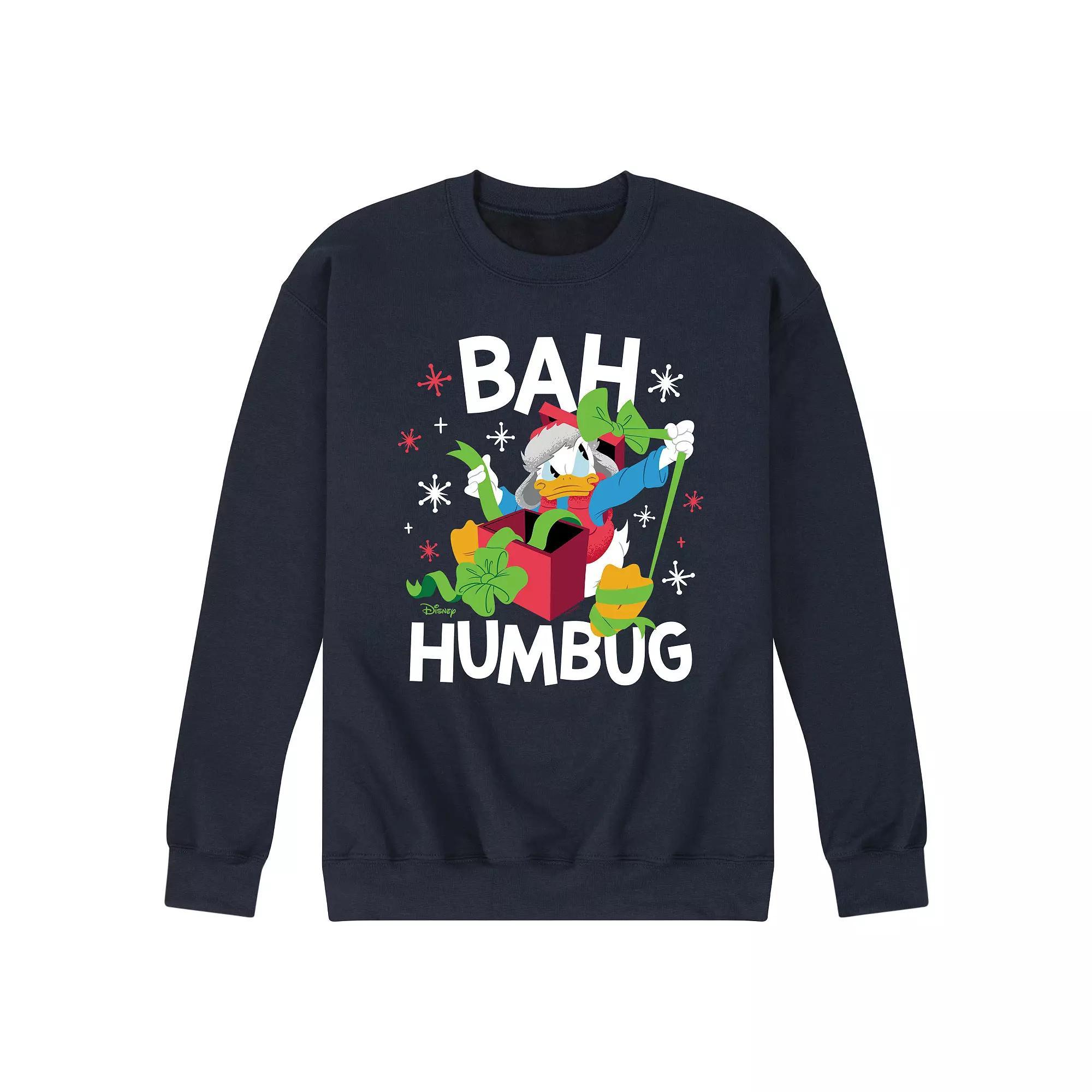 Disney's Men's Donald Duck Bah Humbug Fleece,  Product Image