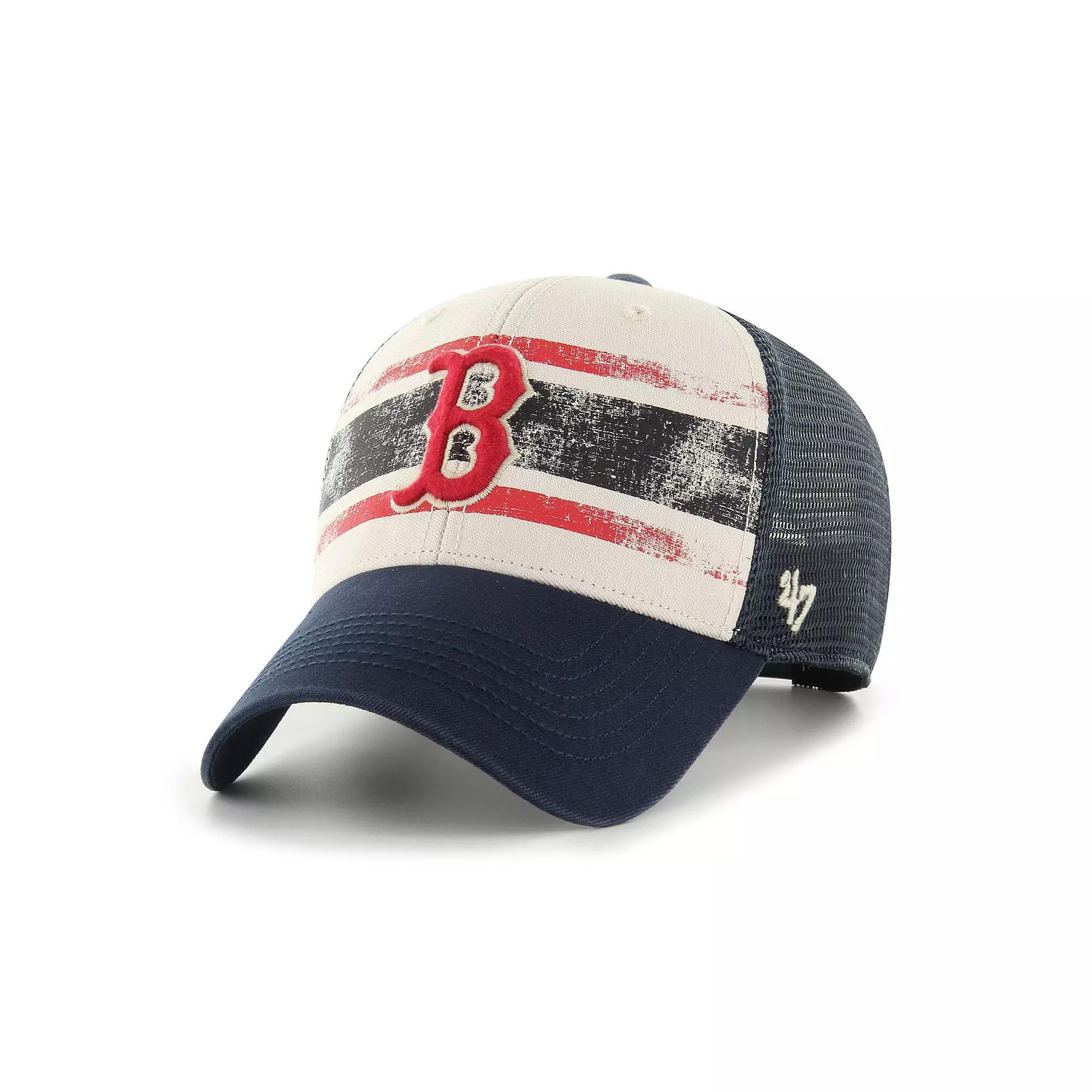 Men's '47 Navy Boston Red Sox Breakout MVP Trucker Adjustable Hat, Blue Product Image