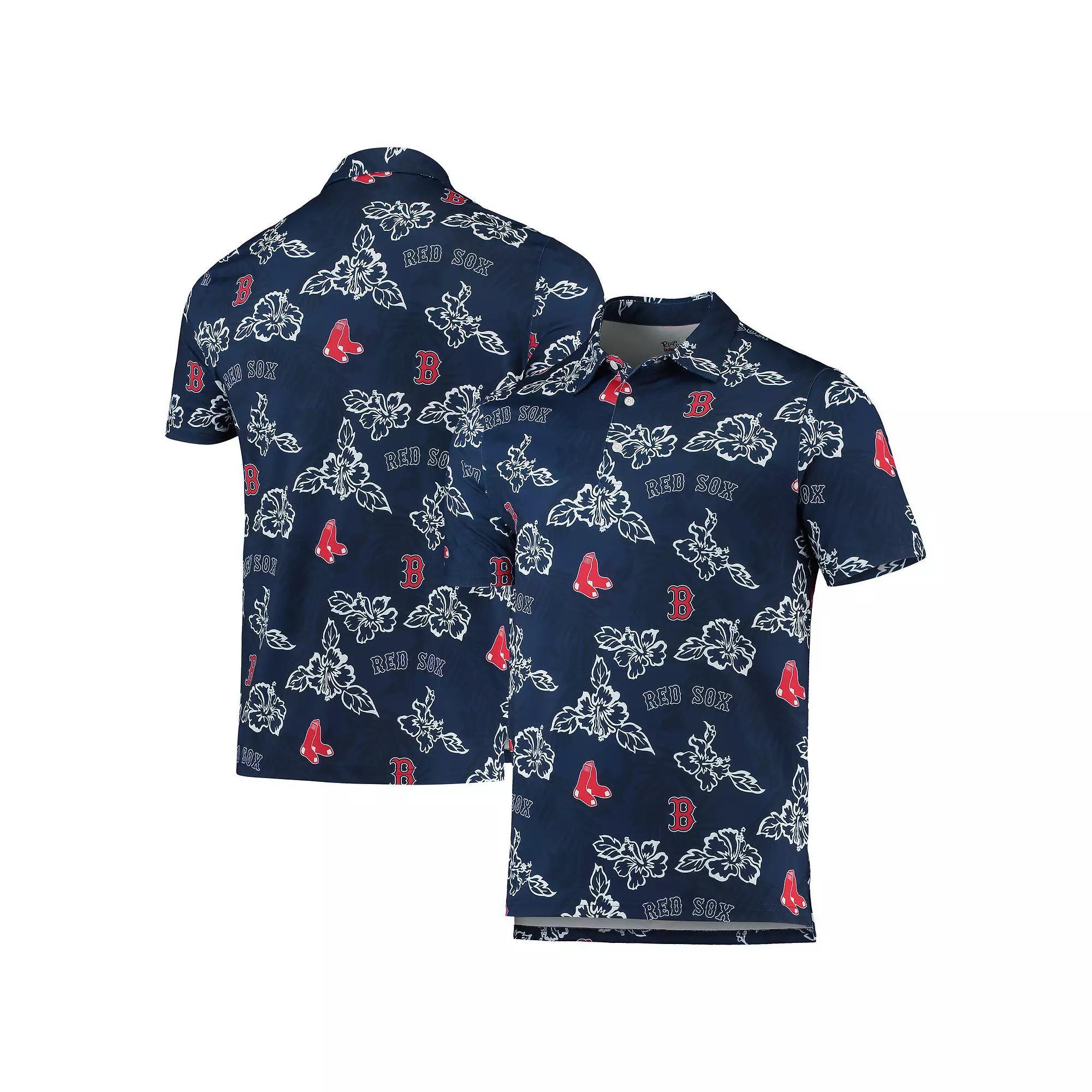 Men's Reyn Spooner Navy Boston Red Sox Performance Polo,  Product Image