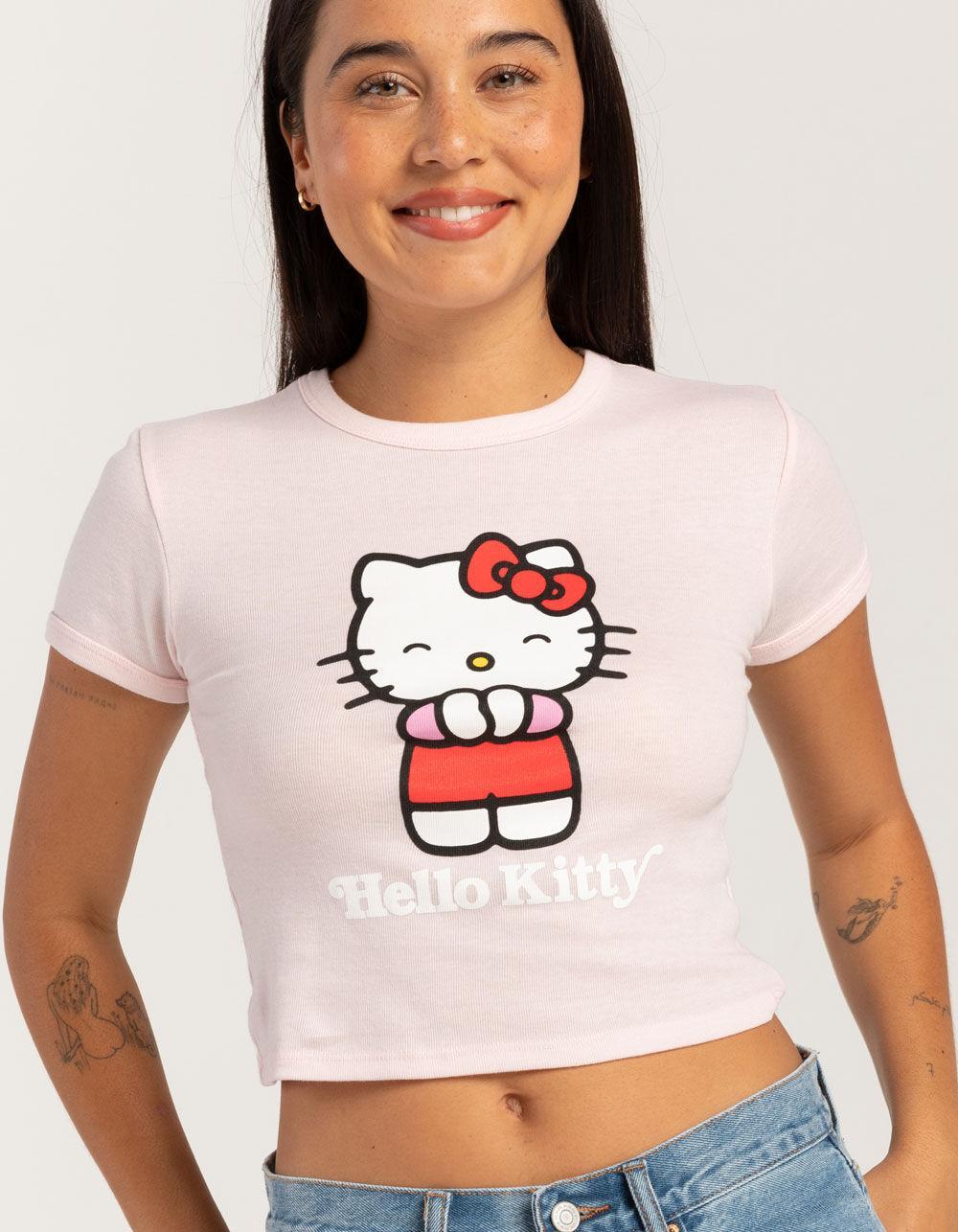 SANRIO Hello Kitty Happy Womens Baby Tee Product Image