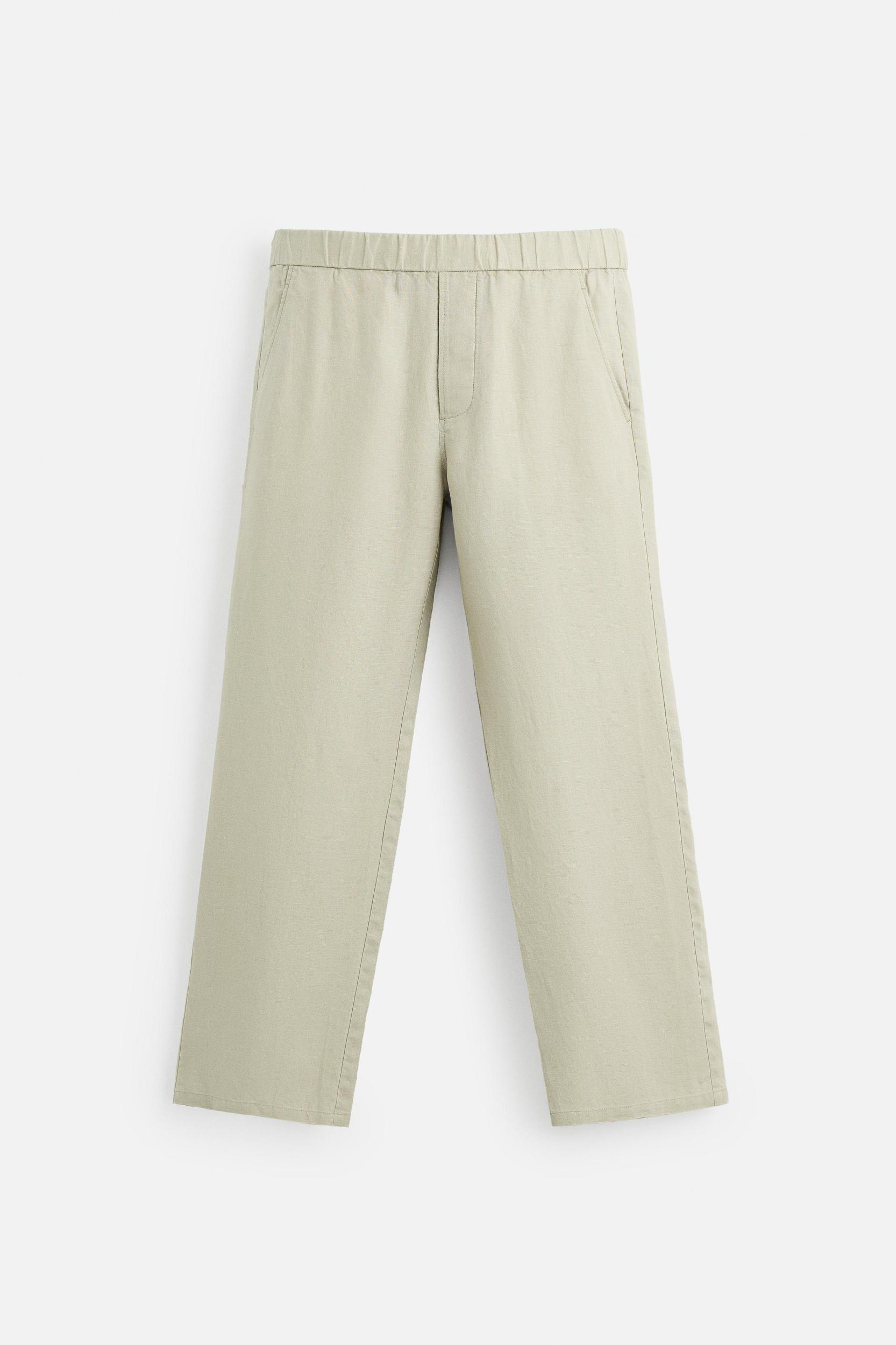 LINEN PANTS IN 100% LINEN Product Image