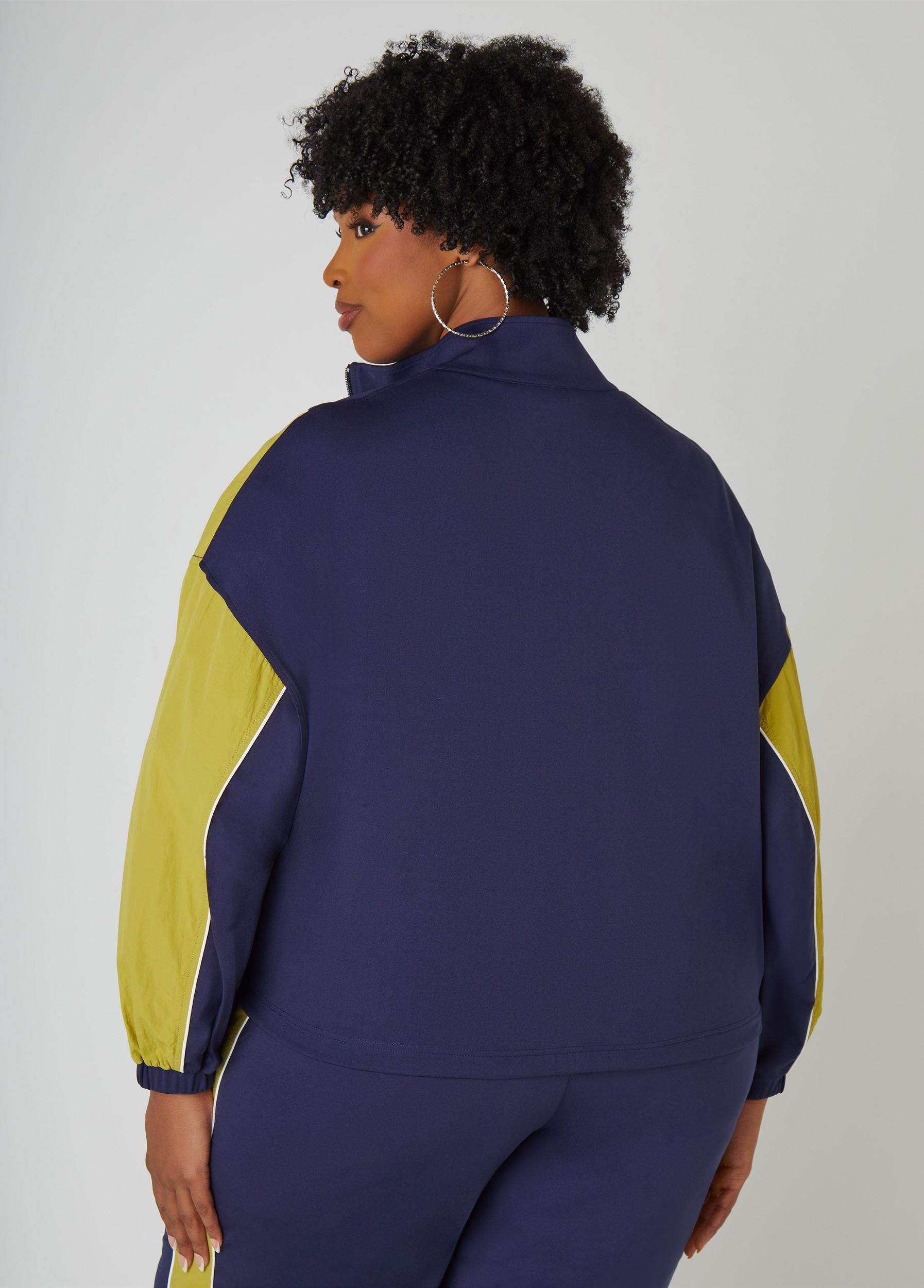 Plus Size Two Tone Jacket Ashley Stewart Product Image