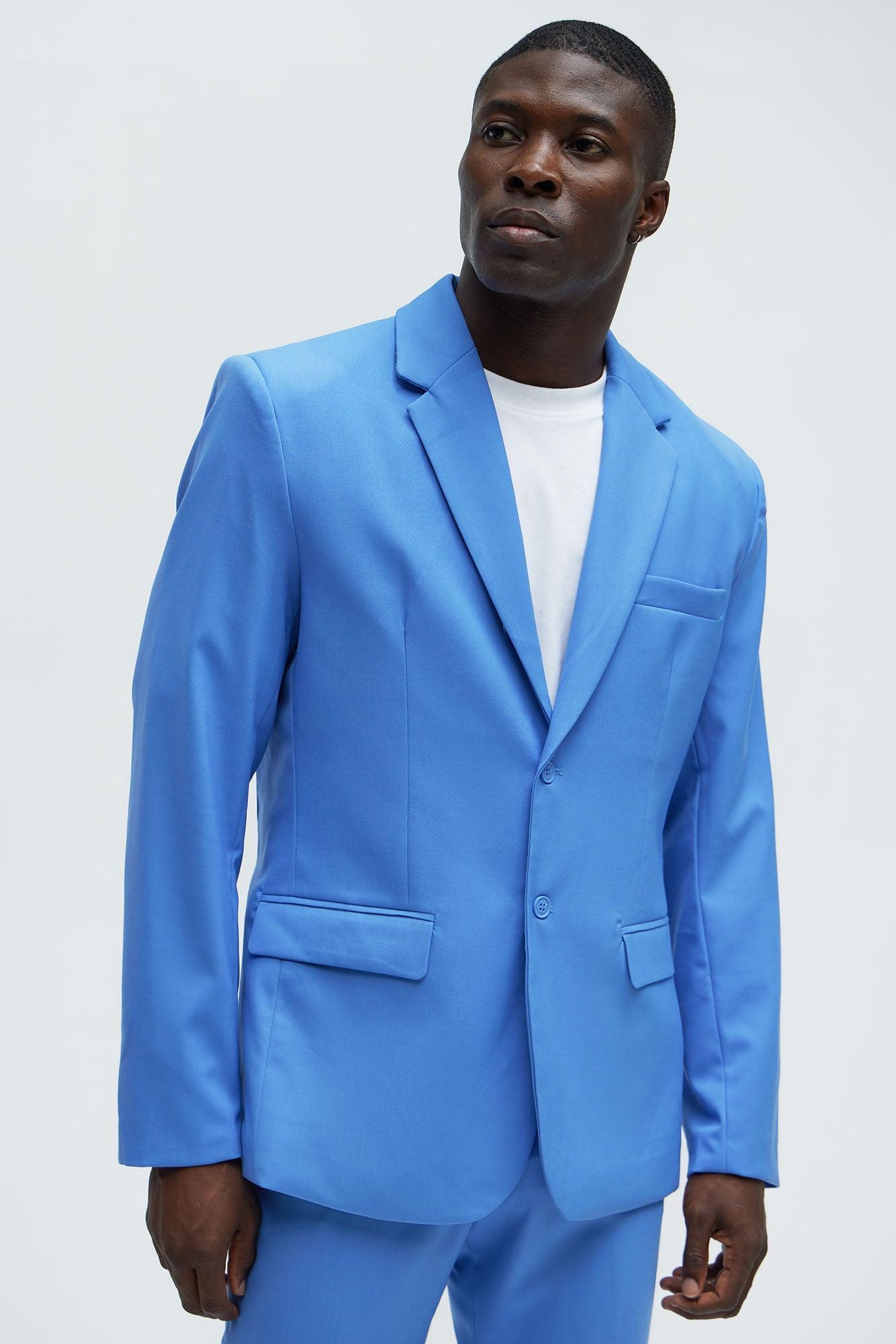 The Modern Stretch Suit Jacket - Blue Product Image