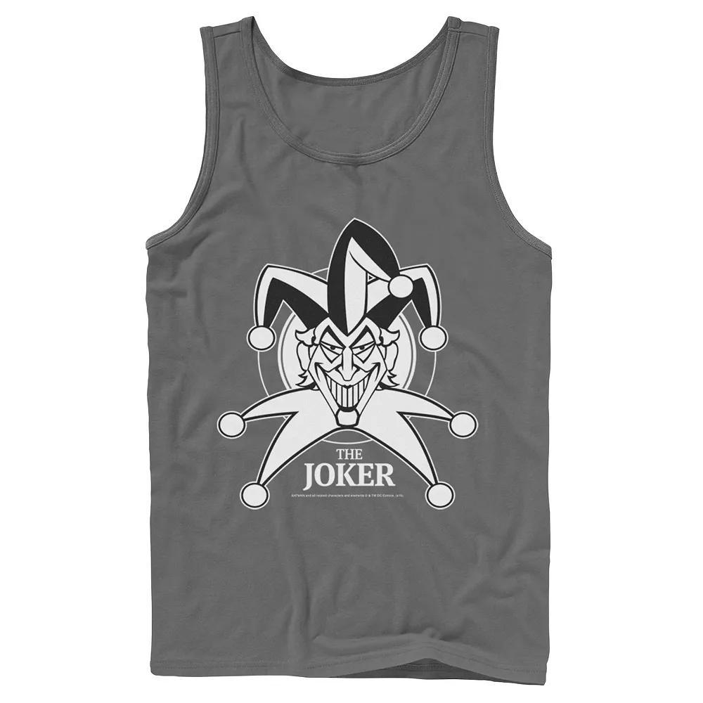 Men's DC Comics Joker Smiling Classic Poster Tank Top,  Product Image