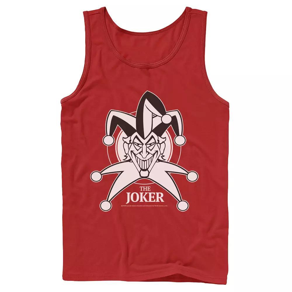 Men's DC Comics Joker Smiling Classic Poster Tank Top,  Product Image