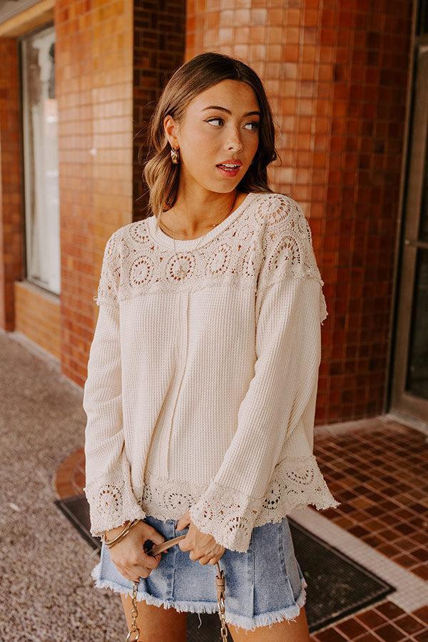 Boho Feeling Crochet Top Product Image