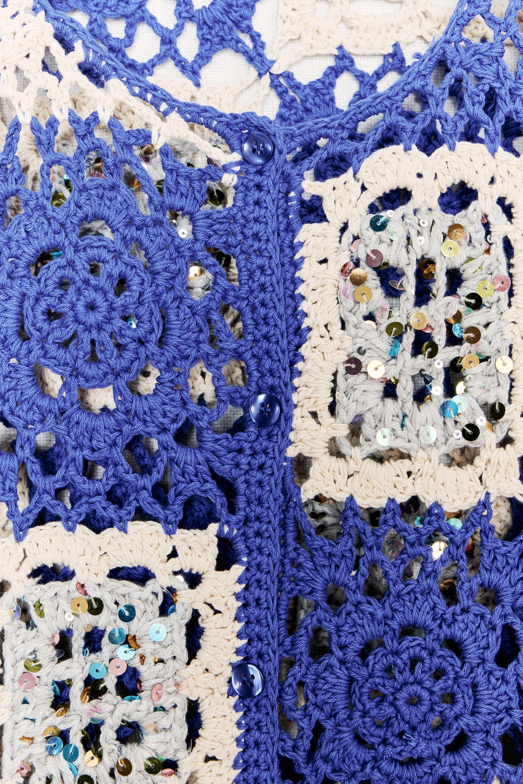 SEQUIN CROCHET JACKET Product Image