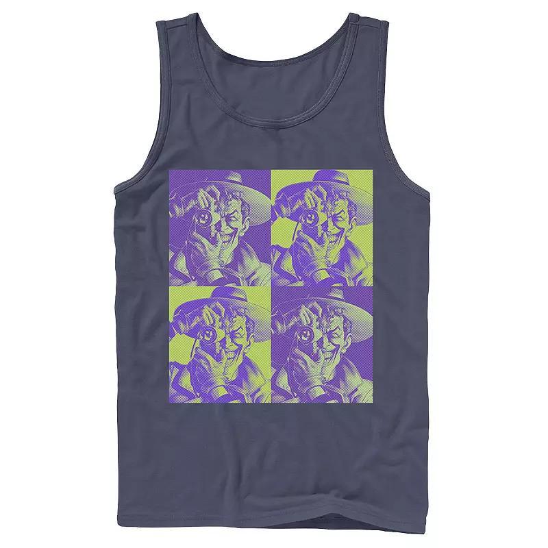 Men's DC Batman The Joker Halftone Popart Tank Top,  Product Image