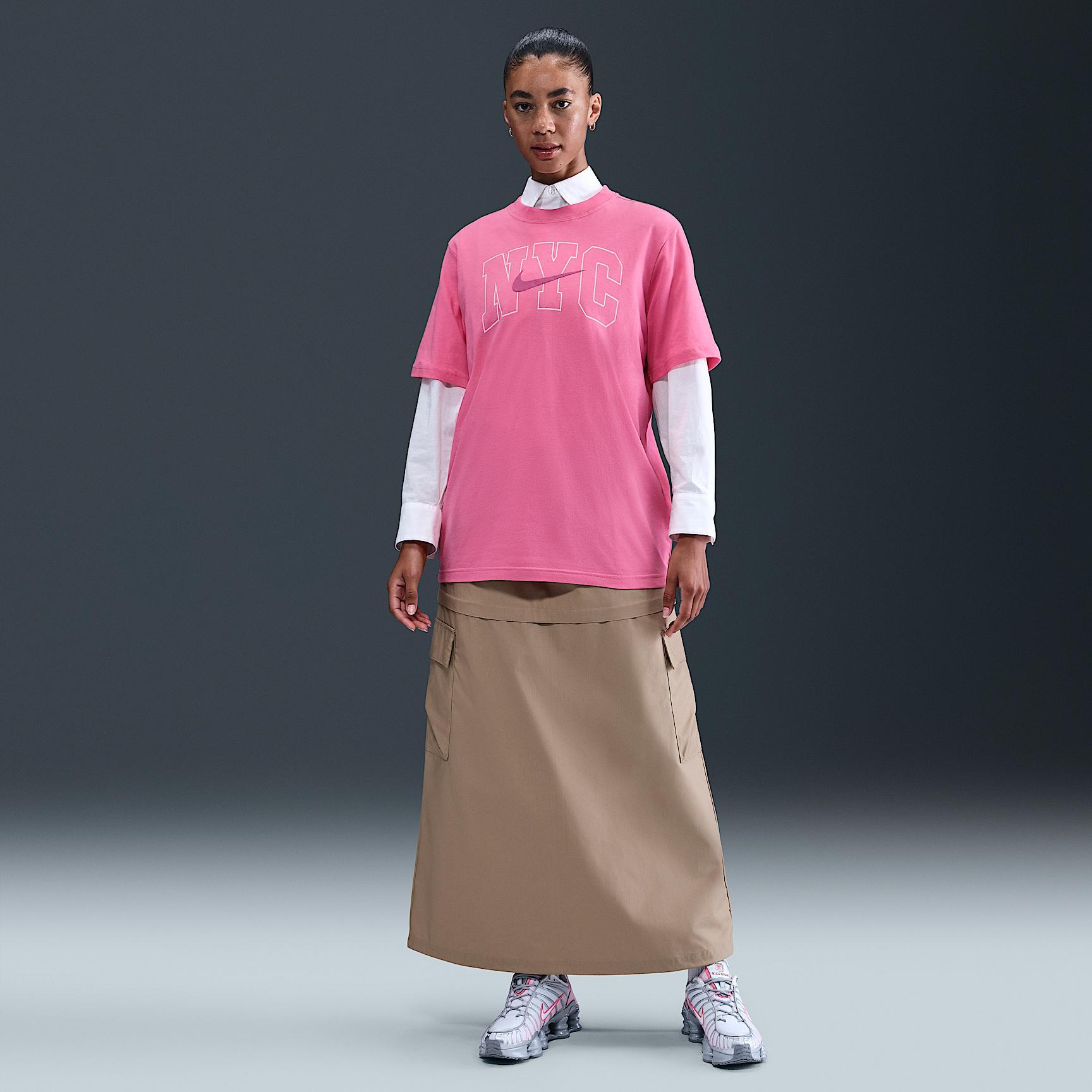 Womens Nike Sportswear Essential Graphic T-Shirt | IB8925-684 Product Image