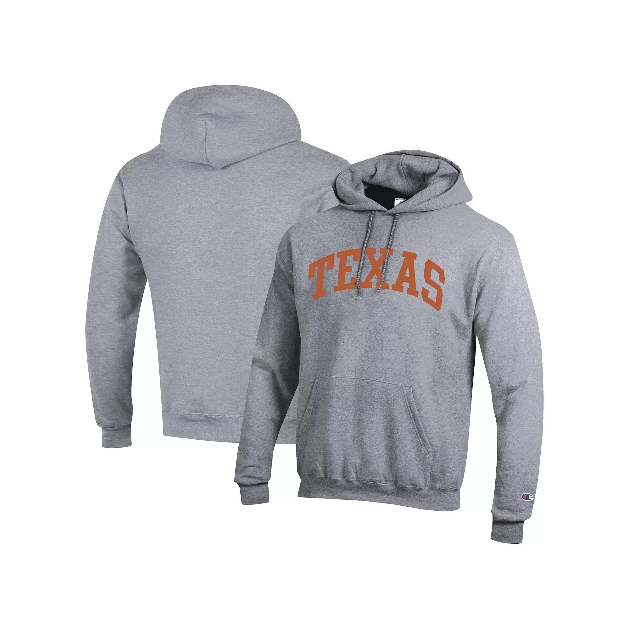 Men's Champion Heather Gray Penn State Nittany Lions Basic Arch Fleece Pullover Hoodie,  Product Image