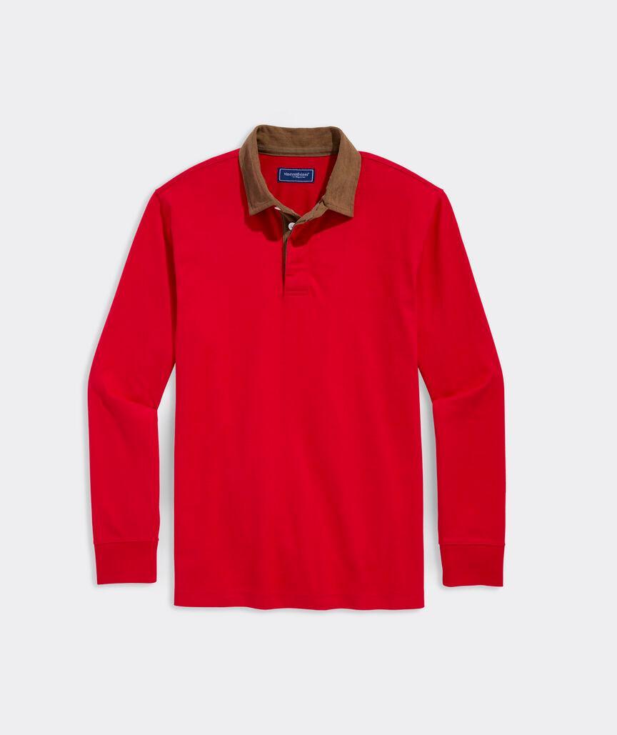 Corduroy Collar Rugby Shirt Product Image