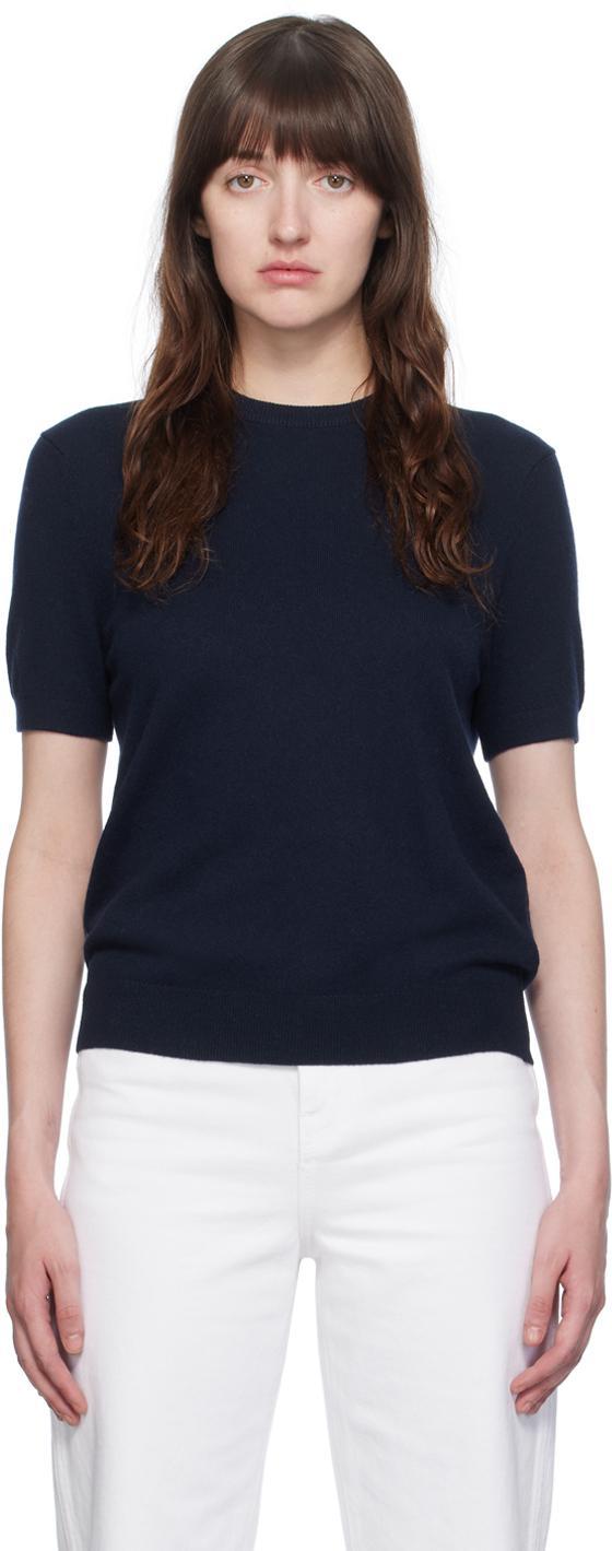 KHAITE Luphia Sweater In 358 Midnight Navy Product Image