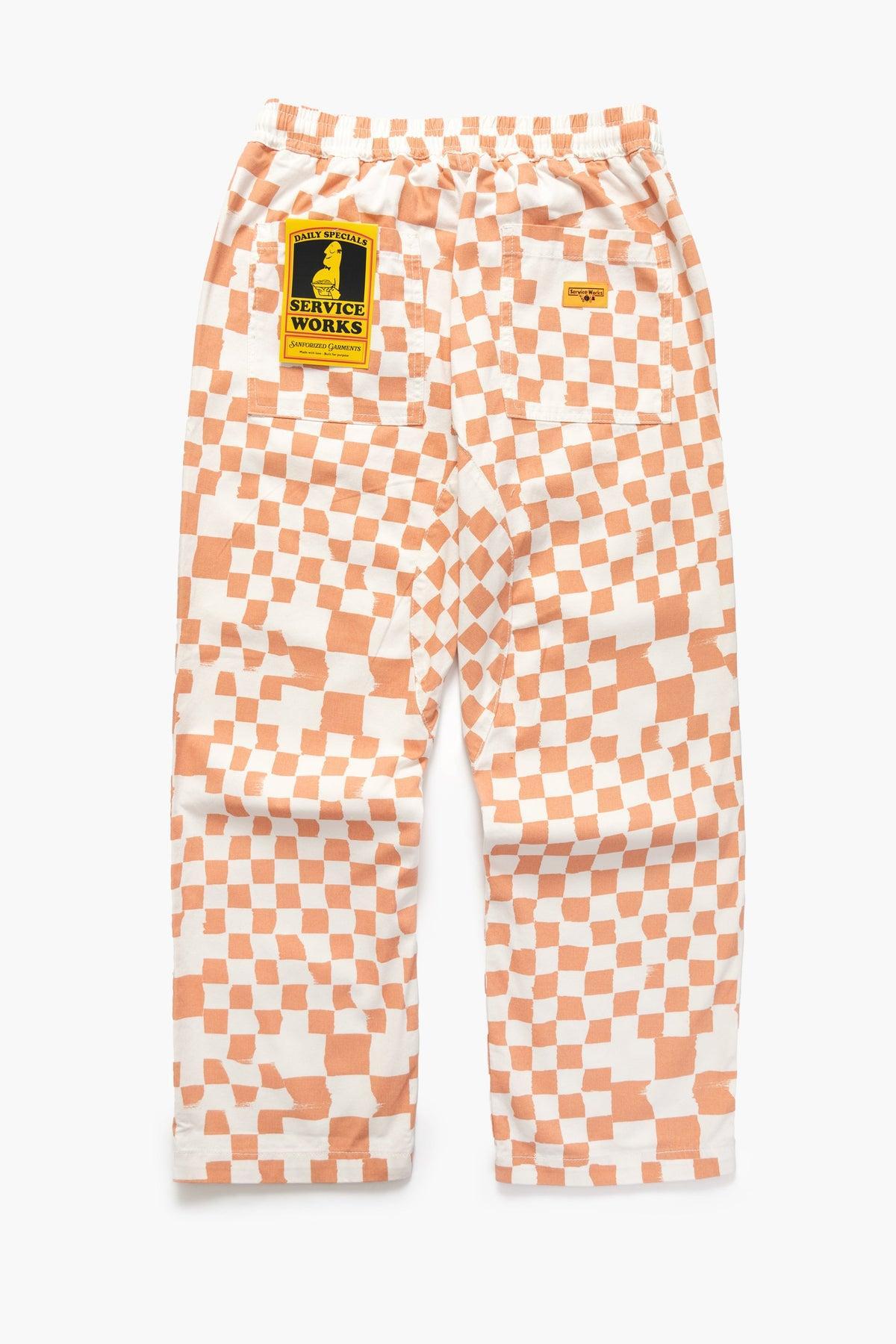 Service Works - Printed Chef Pants - Salmon Checker Product Image
