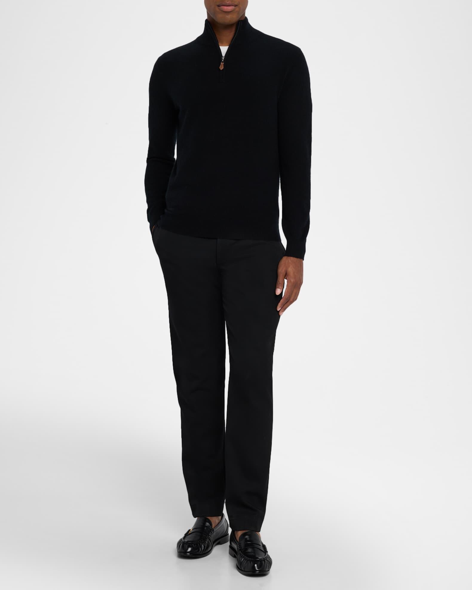 Men's Cashmere Quarter-Zip Sweater Product Image