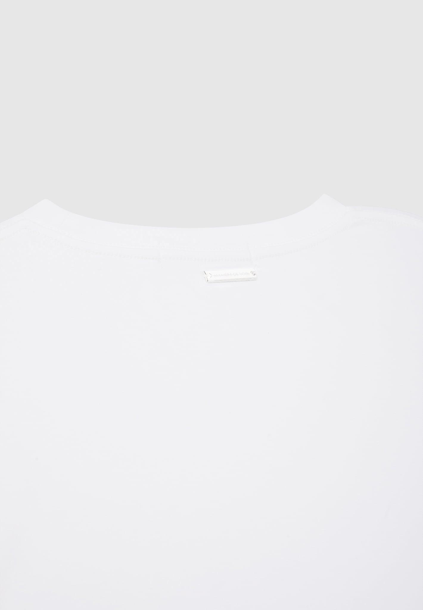 Éternel Oversized Fit Cotton T-Shirt - White Male Product Image