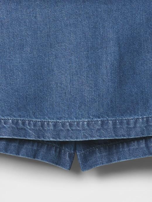 UltraSoft Denim Mini Skort Product Image