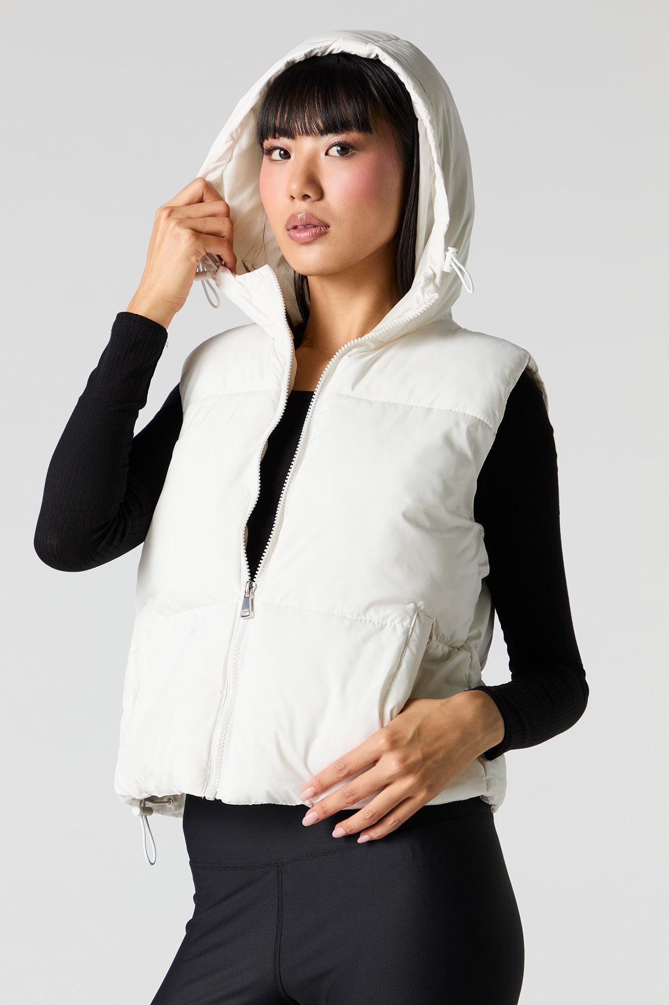 Hooded Puffer Vest Female Product Image