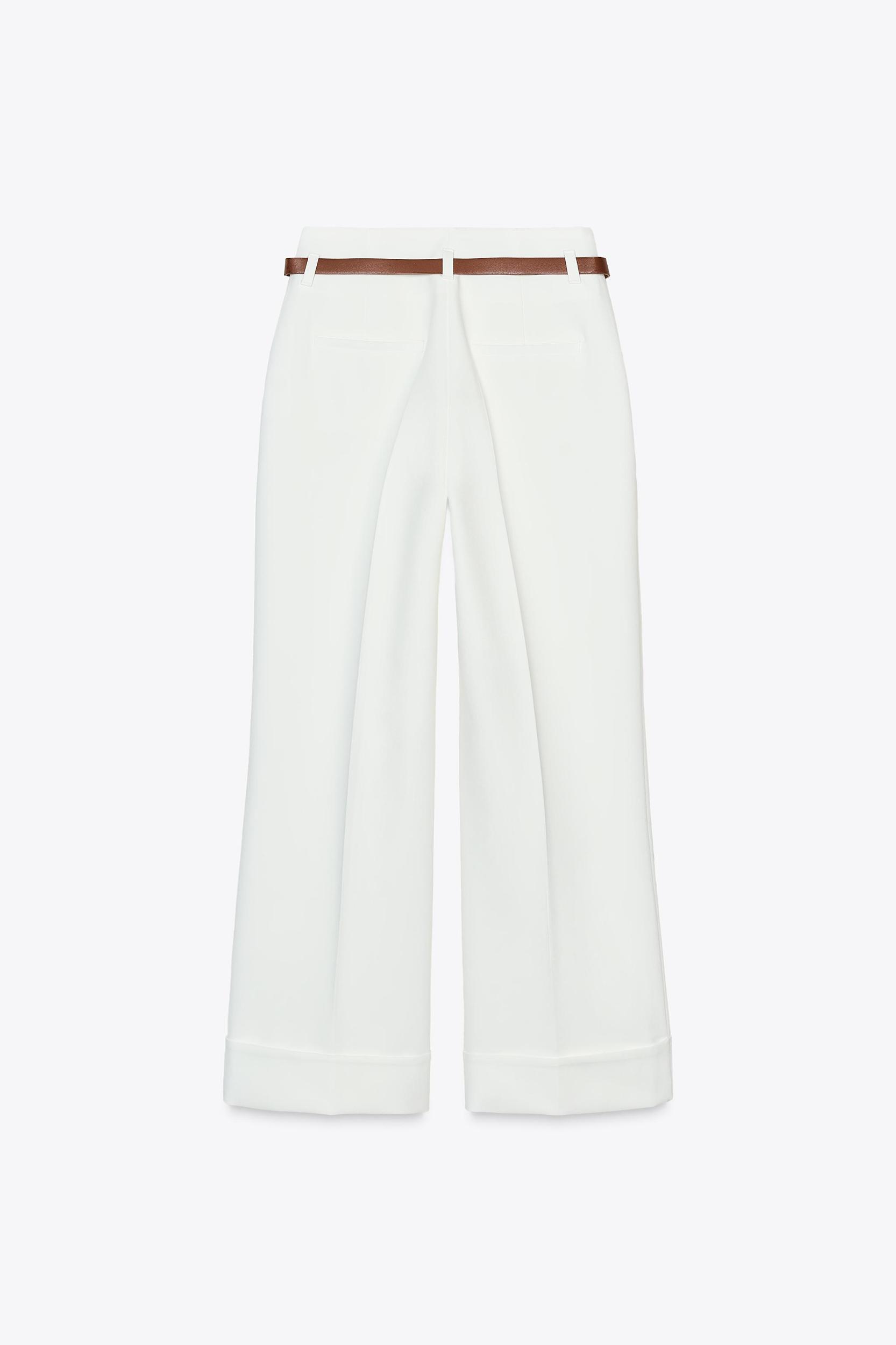 BELTED CUFFED PANTS Product Image