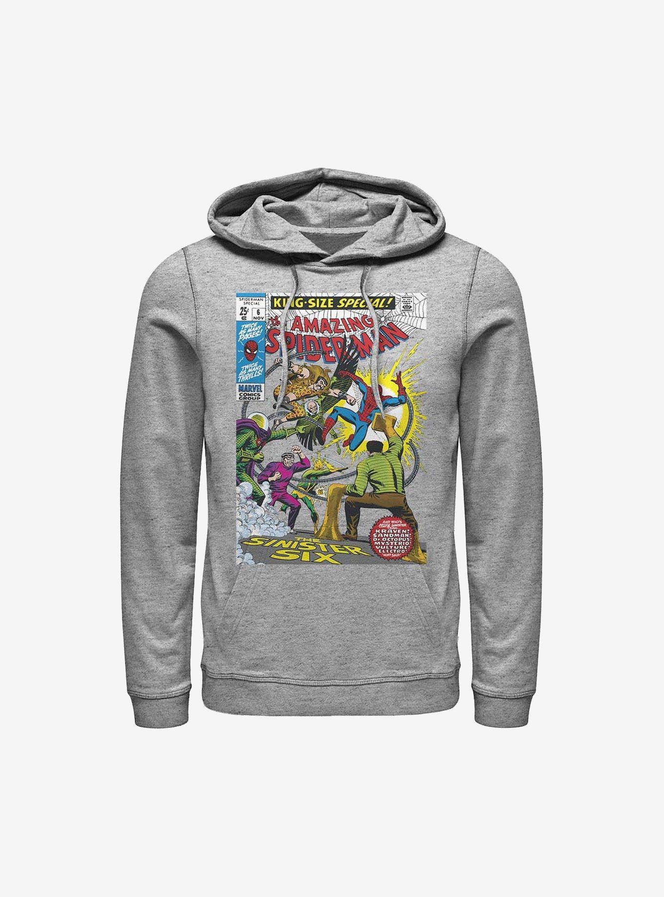 Marvel Spider-Man Comic Hoodie Product Image