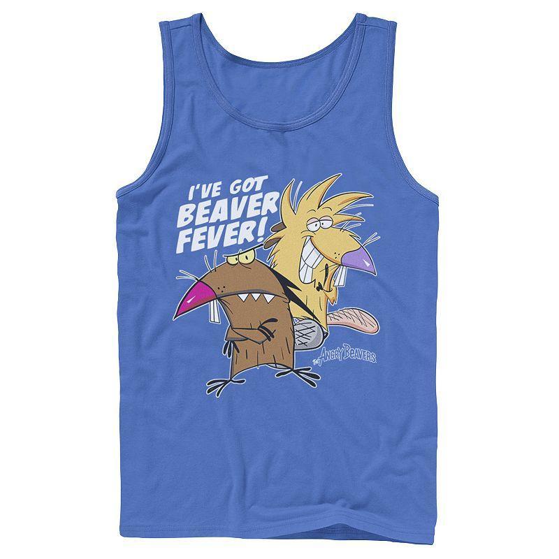 Men's Nickelodeon Angry Beavers Daggett & Norbert Feverish Tank Top, Size: XL, Red Product Image