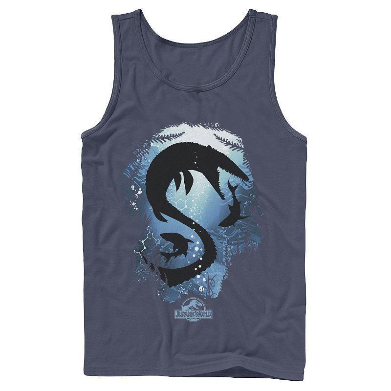 Mens Jurassic World Under Water Fears Graphic Tank Top Product Image