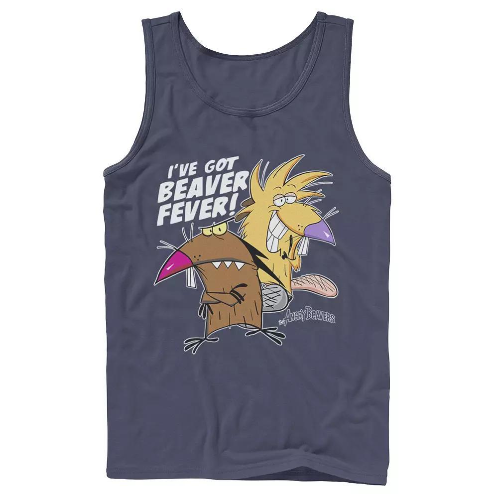 Men's Nickelodeon Angry Beavers Daggett & Norbert Feverish Tank Top, Size: XL, Red Product Image