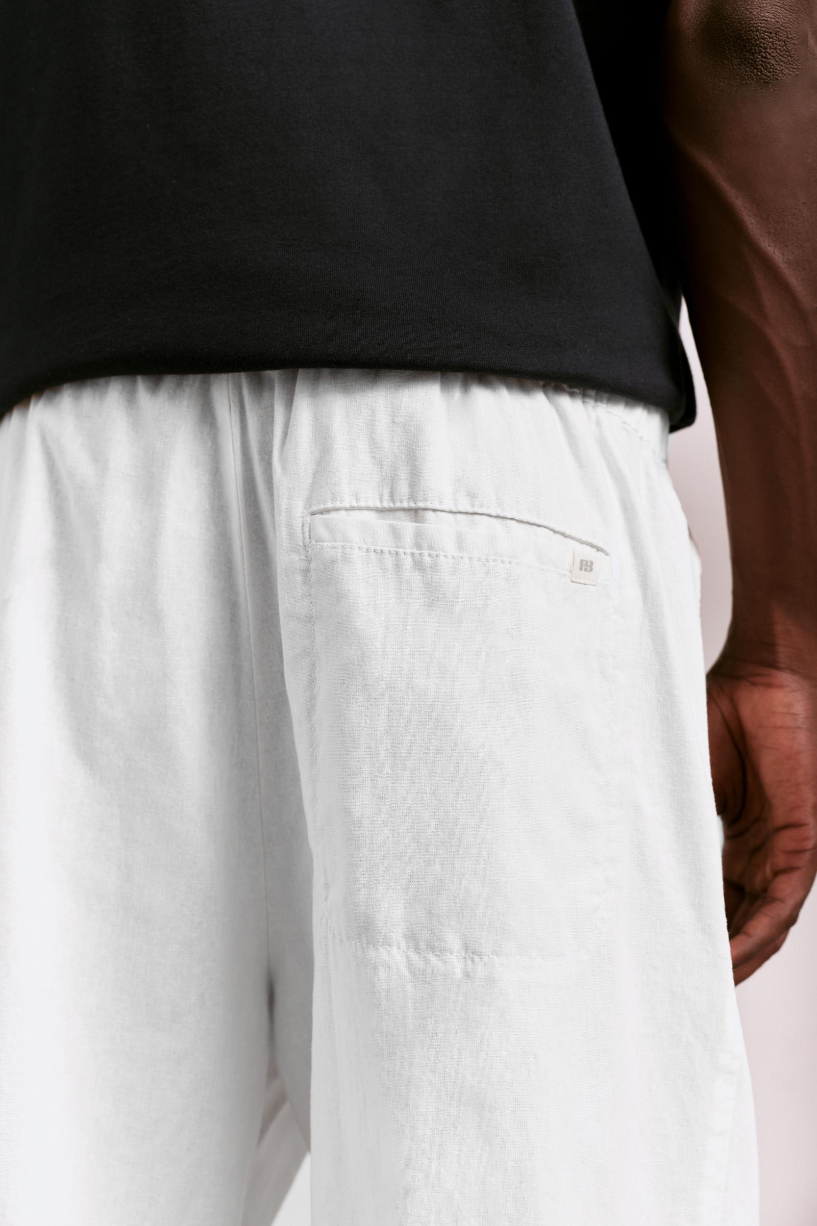 Linen blend sweatpants Product Image